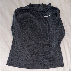 Nike Gray Long Sleeve Top